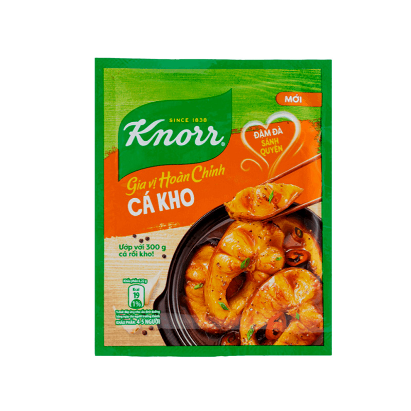 Gia vị hoàn chỉnh KNORR cá kho gói 28g